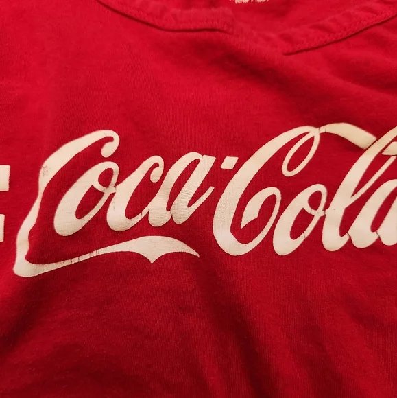 Coca-Cola Checkered Tie Crop Top - Picture 2 of 6